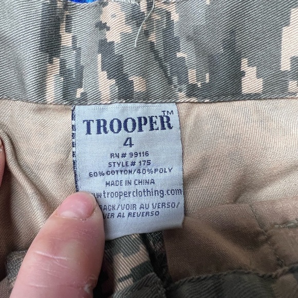 Kids Camouflage Air Force Cargo Pants 4T - Picture 3 of 4